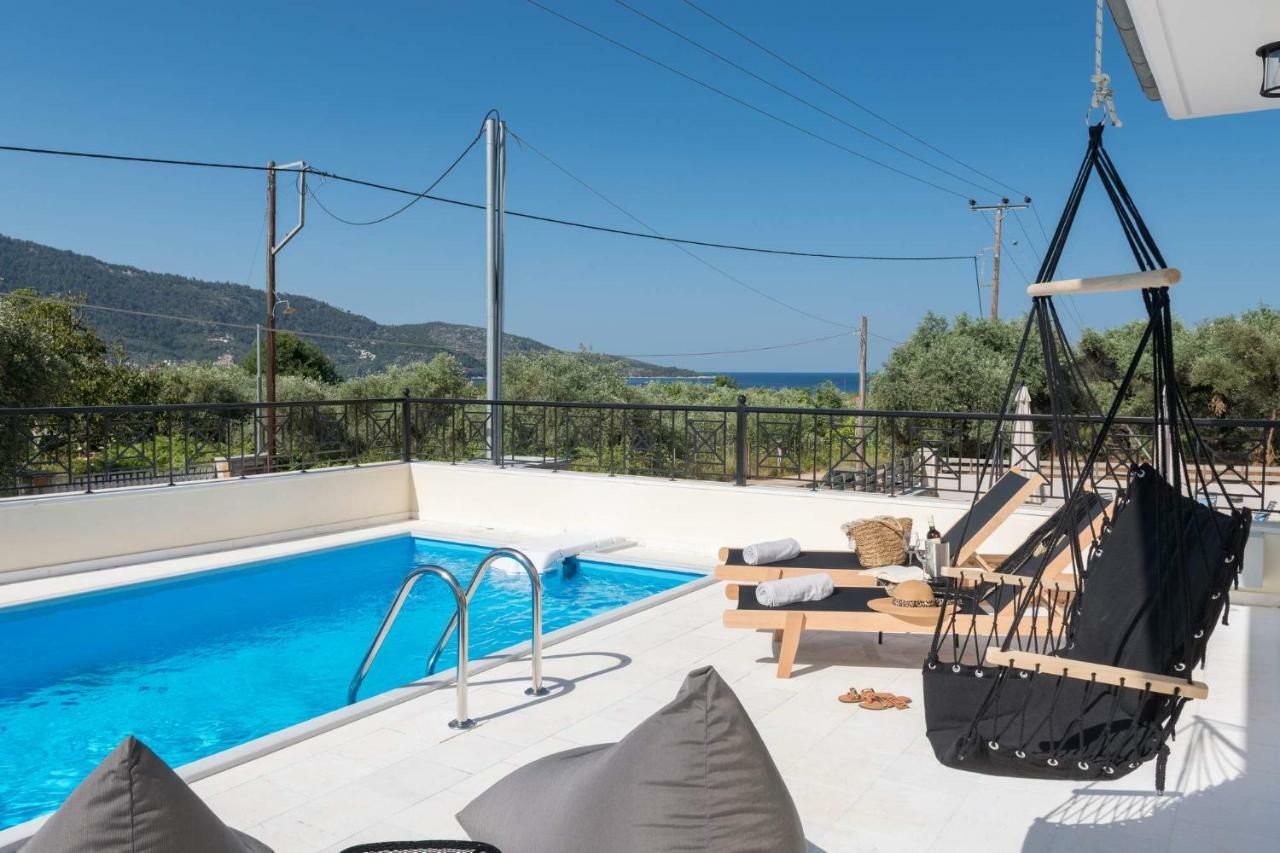 Arsenoi'S Pool Villa Skala Potamia  Exteriör bild